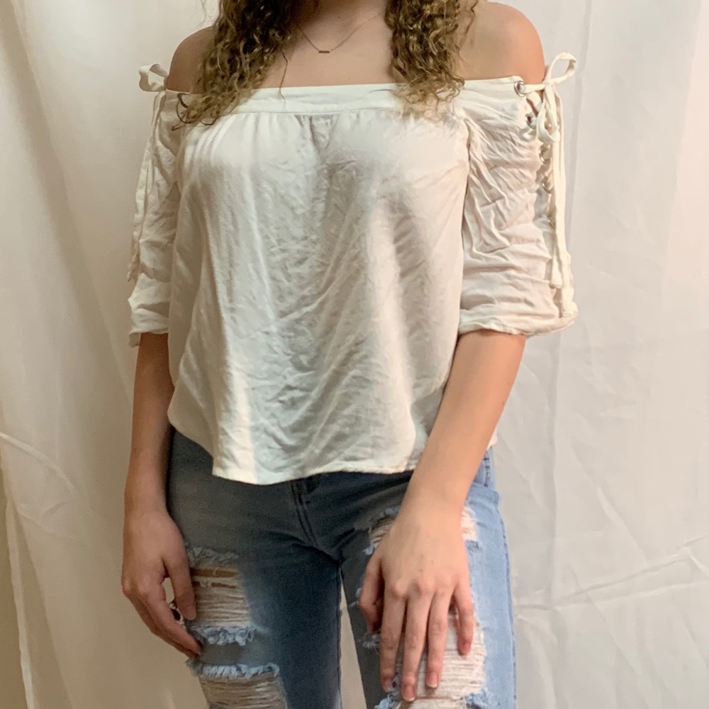 forever21 off the shoulder top